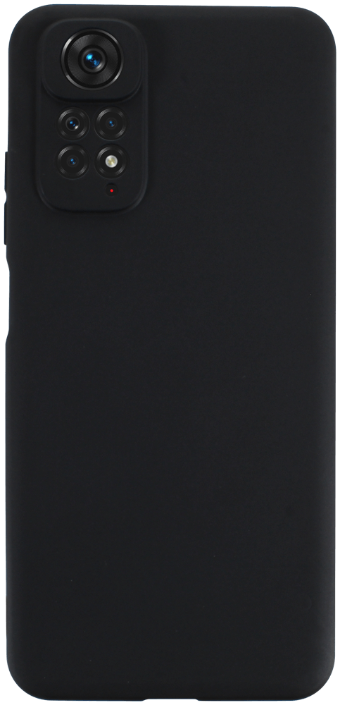 Xiaomi Redmi Note 11S szilikon tok kameravédővel matt fekete