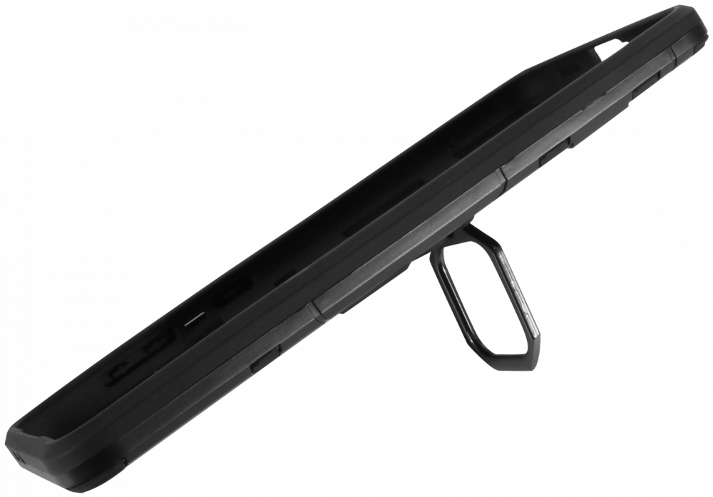 Samsung Galaxy S21 Plus 5G (SM-G996B) ütésálló tok légpárnás sarkas, hibrid Ring Armor fekete