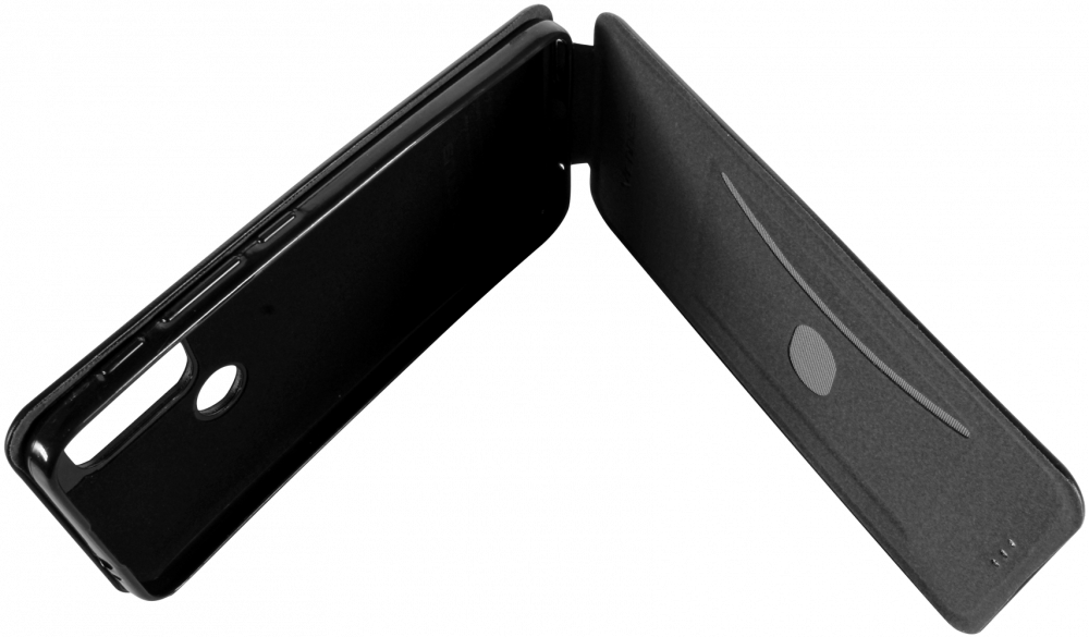 Motorola Moto G30 lenyíló mágneses flipes bőrtok prémium minőség fekete