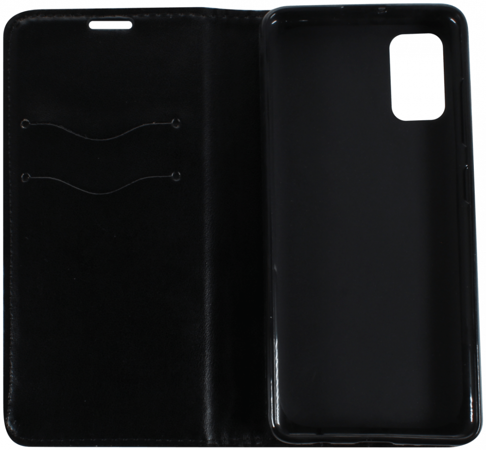 Samsung Galaxy A41 ( SM-A415F) oldalra nyíló flipes bőrtok asztali tartó funkciós fekete