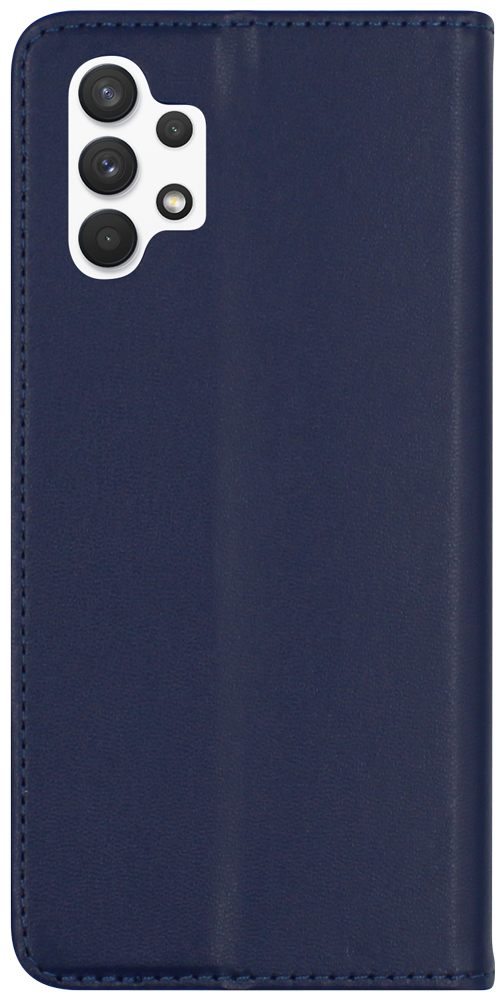 Samsung Galaxy A32 5G (SM-A326) oldalra nyíló flipes bőrtok asztali tartó funkciós sötétkék