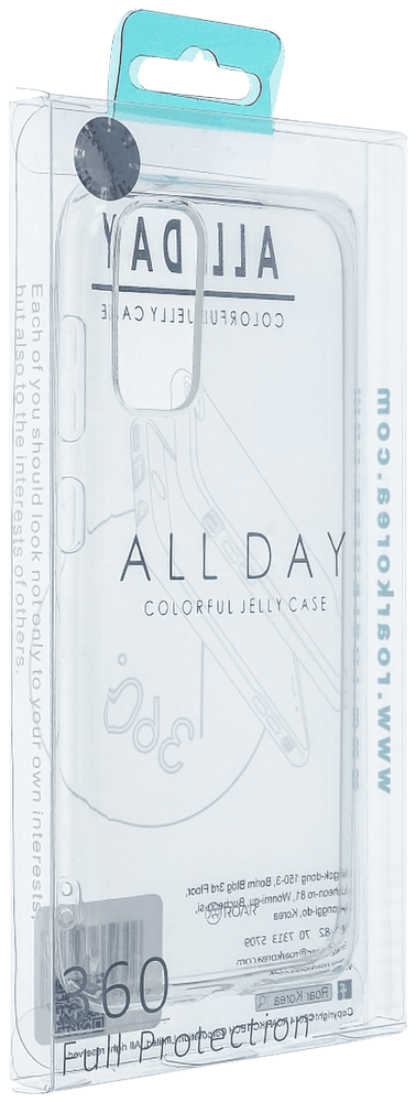 Xiaomi Redmi Note 8 2021 szilikon tok gyári ROAR átlátszó