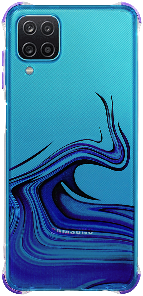 Samsung Galaxy A12 Nacho (SM-A127F) extra ütésálló Akvarell TPU telefontok