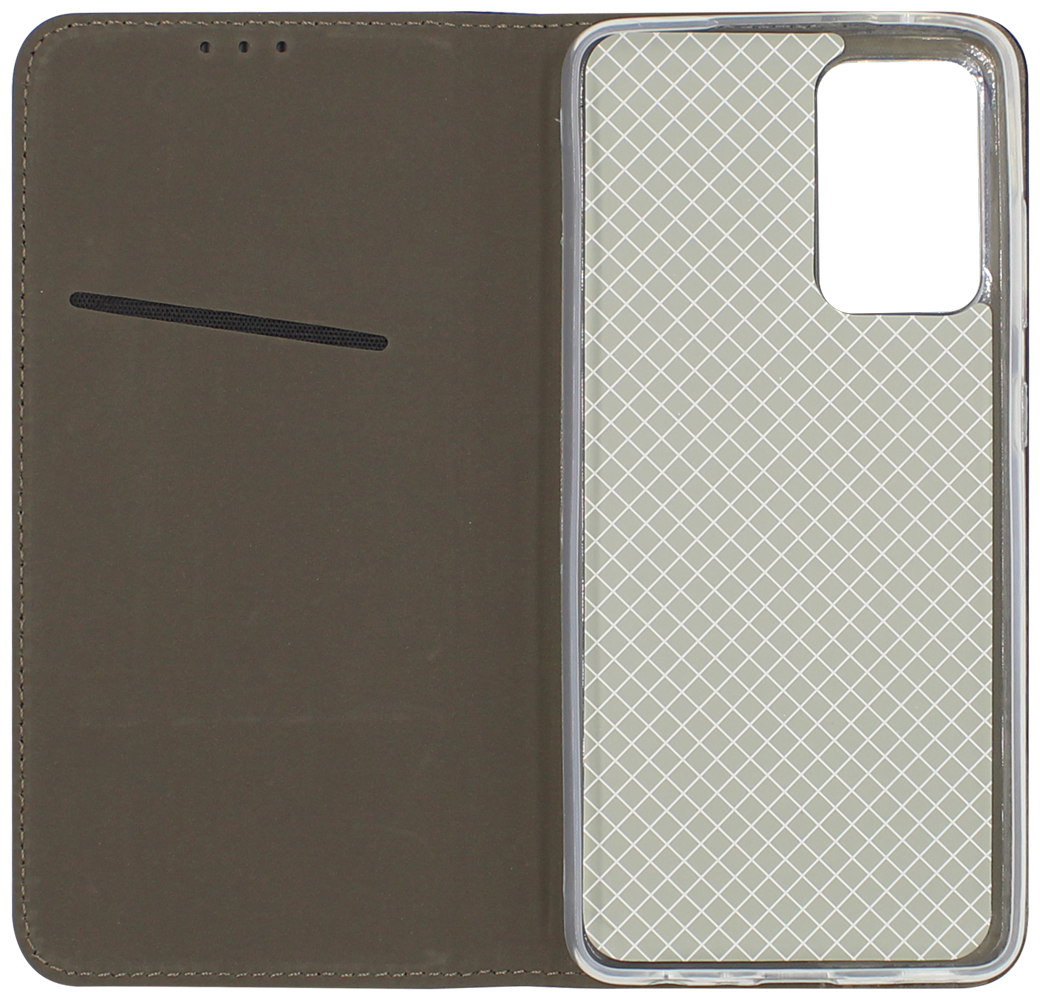Samsung Galaxy A52s 5G (SM-A528B) oldalra nyíló flipes bőrtok asztali tartó funkciós sötétkék