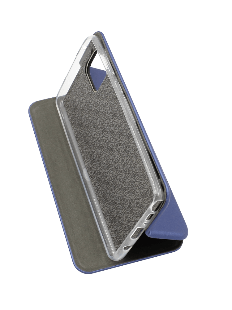 Samsung Galaxy Note 10 Lite (SM-N770F) oldalra nyíló mágneses flipes bőrtok prémium minőség sötétkék