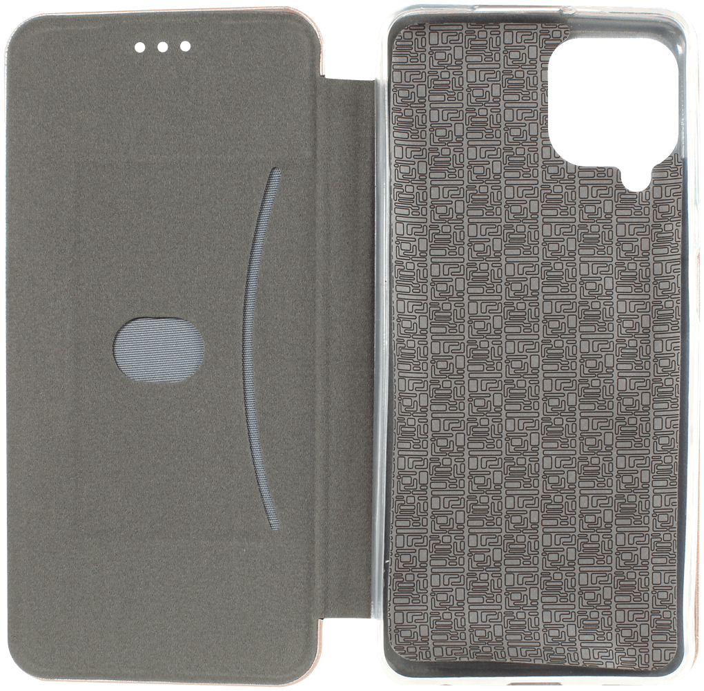 Samsung Galaxy A22 4G (SM-A225F) oldalra nyíló mágneses flipes bőrtok prémium minőség rozéarany