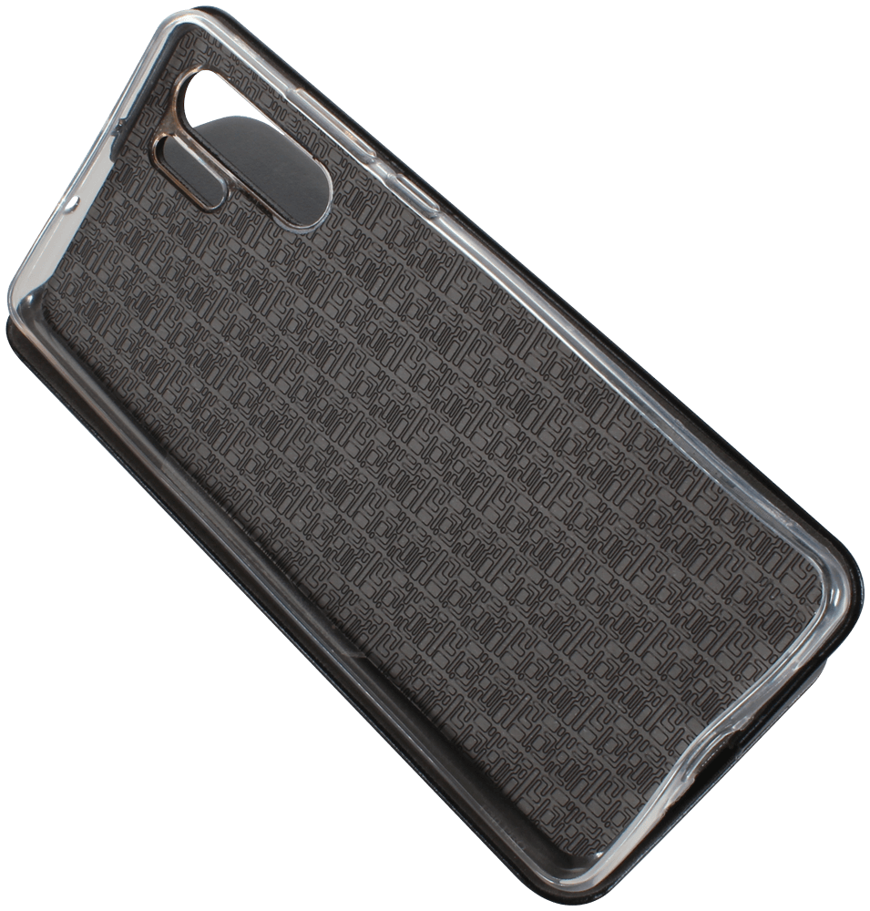 Huawei P30 Pro oldalra nyíló mágneses flipes bőrtok prémium minőség fekete