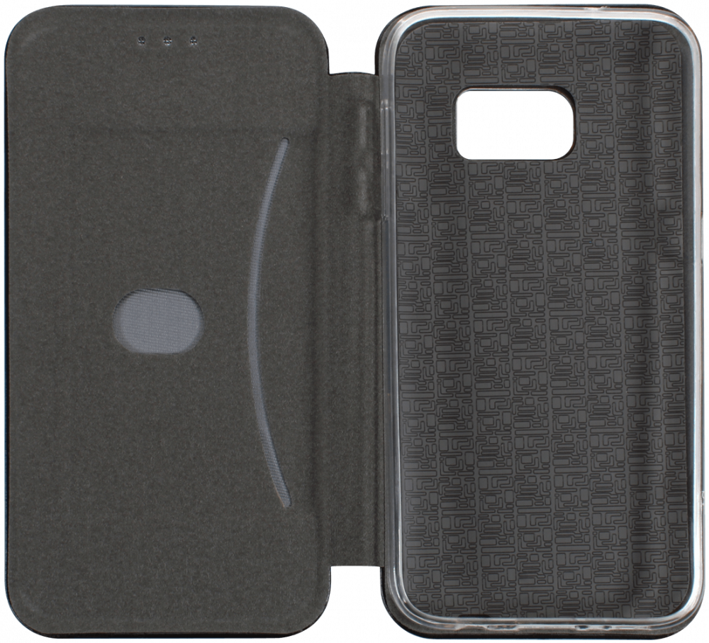 Samsung Galaxy S7 (G930) oldalra nyíló mágneses flipes bőrtok prémium minőség fekete