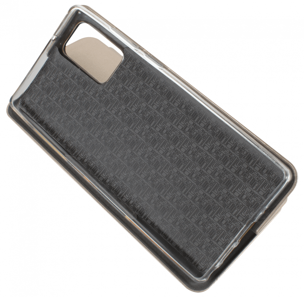 Samsung Galaxy Note 20 (SM-N980F) oldalra nyíló mágneses flipes bőrtok prémium minőség arany