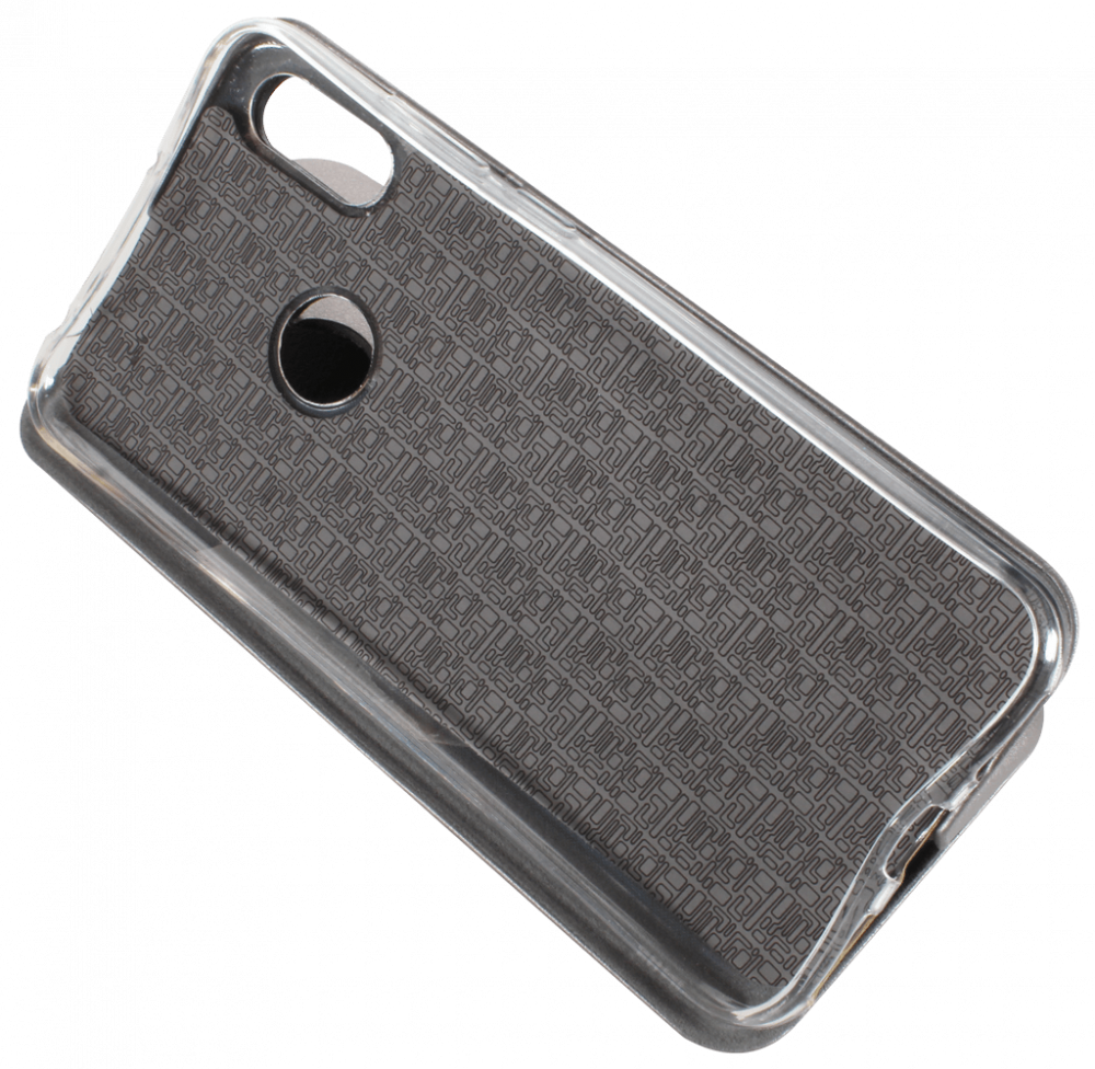 Huawei Y6s (2019) oldalra nyíló mágneses flipes bőrtok prémium minőség ezüst