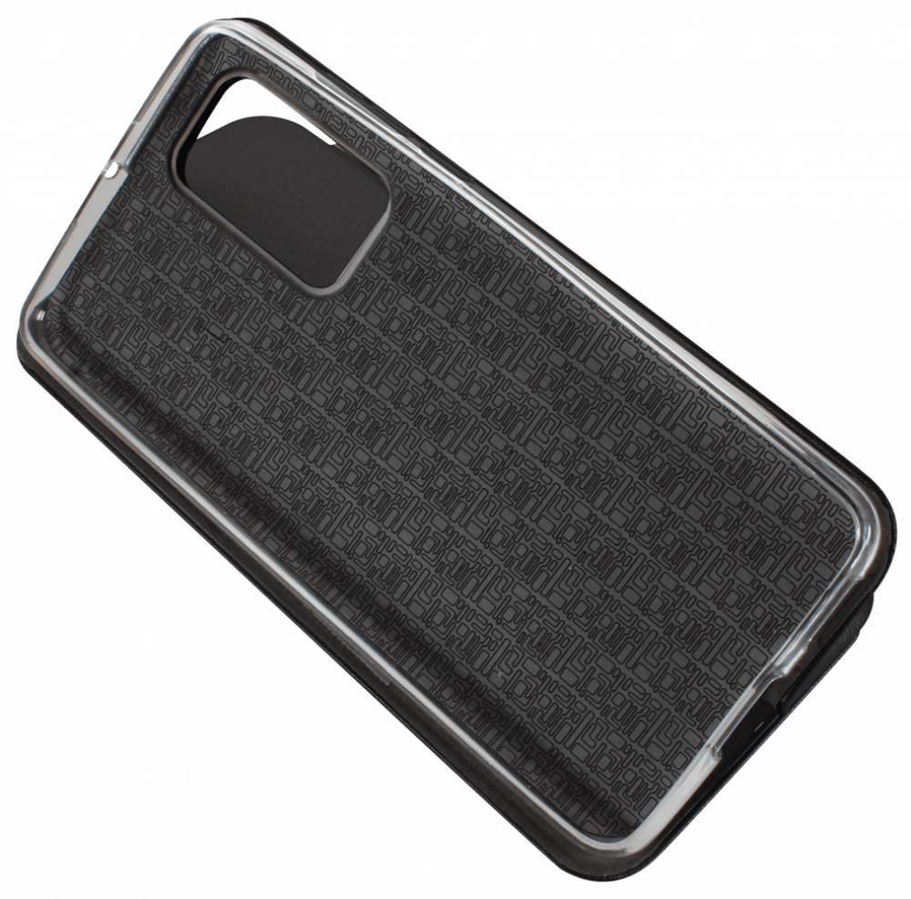 Huawei P40 oldalra nyíló mágneses flipes bőrtok prémium minőség fekete