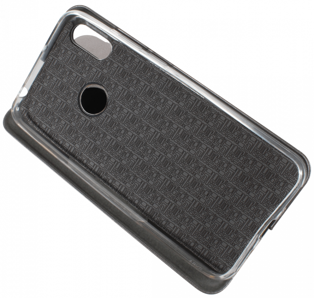 Huawei Y6s (2019) oldalra nyíló mágneses flipes bőrtok prémium minőség ezüst