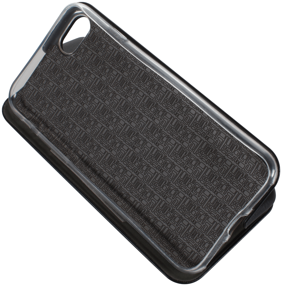 Apple iPhone SE (2020) oldalra nyíló mágneses flipes bőrtok prémium minőség fekete