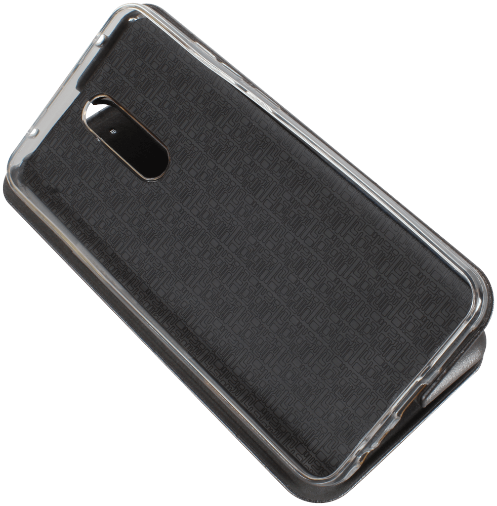 Xiaomi Redmi 8 oldalra nyíló mágneses flipes bőrtok prémium minőség ezüst