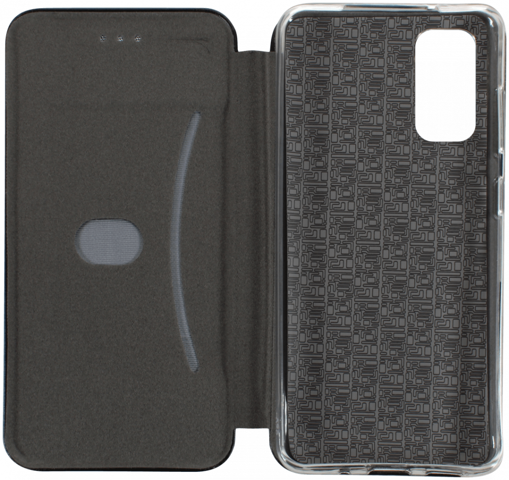 Samsung Galaxy S20 (SM-G980F) oldalra nyíló mágneses flipes bőrtok prémium minőség fekete