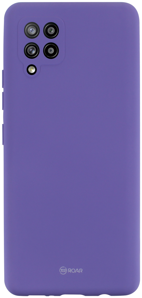 Samsung Galaxy A42 5G (SM-A426B) szilikon tok gyári ROAR kameravédővel lila