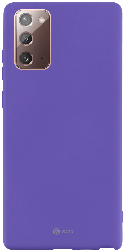 Samsung Galaxy Note 20 (SM-N980F) szilikon tok gyári ROAR lila