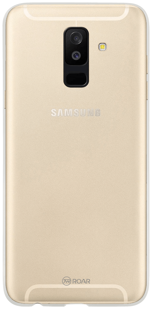Samsung Galaxy A6 Plus 2018 (A605) szilikon tok gyári ROAR átlátszó