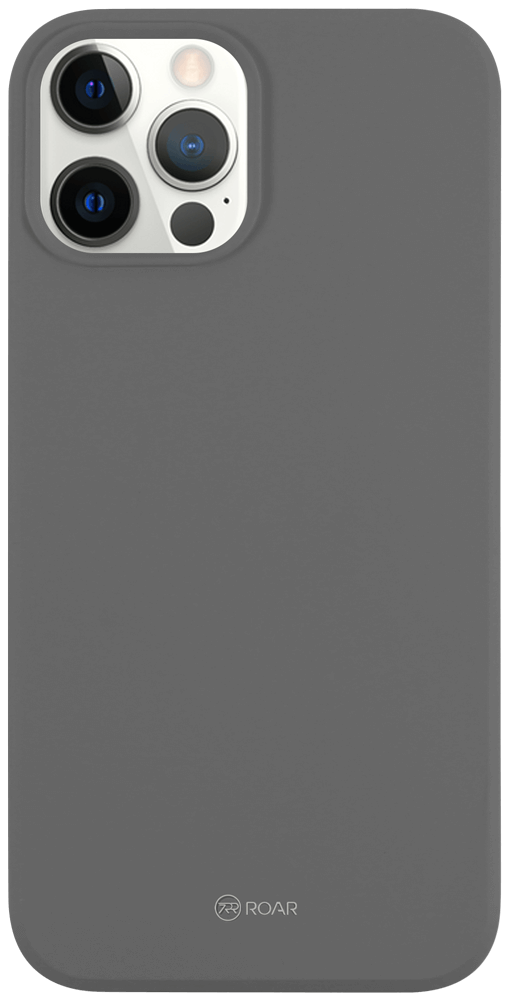 Apple iPhone 12 Pro Max szilikon tok gyári ROAR szürke