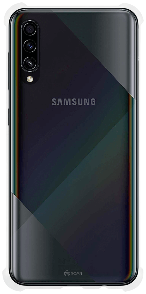 Samsung Galaxy A50 (SM-505) kemény hátlap gyári ROAR légpárnás sarok átlátszó