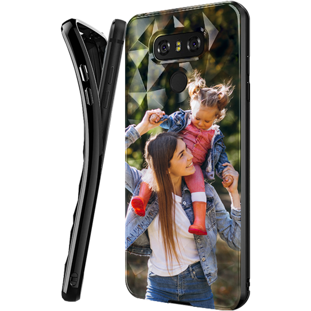 Apple iPhone 11 Pro Max szilikon tok 3D gyémántmintás átlátszó