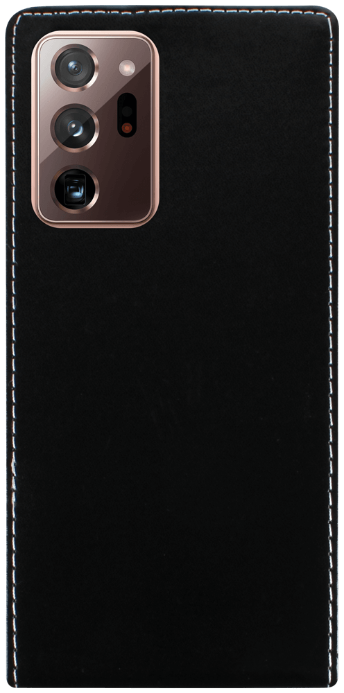 Samsung Galaxy Note 20 Ultra (SM-N986B) lenyíló flipes bőrtok fekete