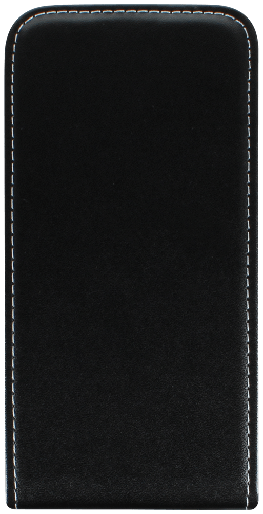 Apple iPhone 12 Pro lenyíló flipes bőrtok fekete