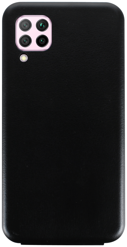Huawei P40 Lite lenyíló mágneses flipes bőrtok prémium minőség fekete