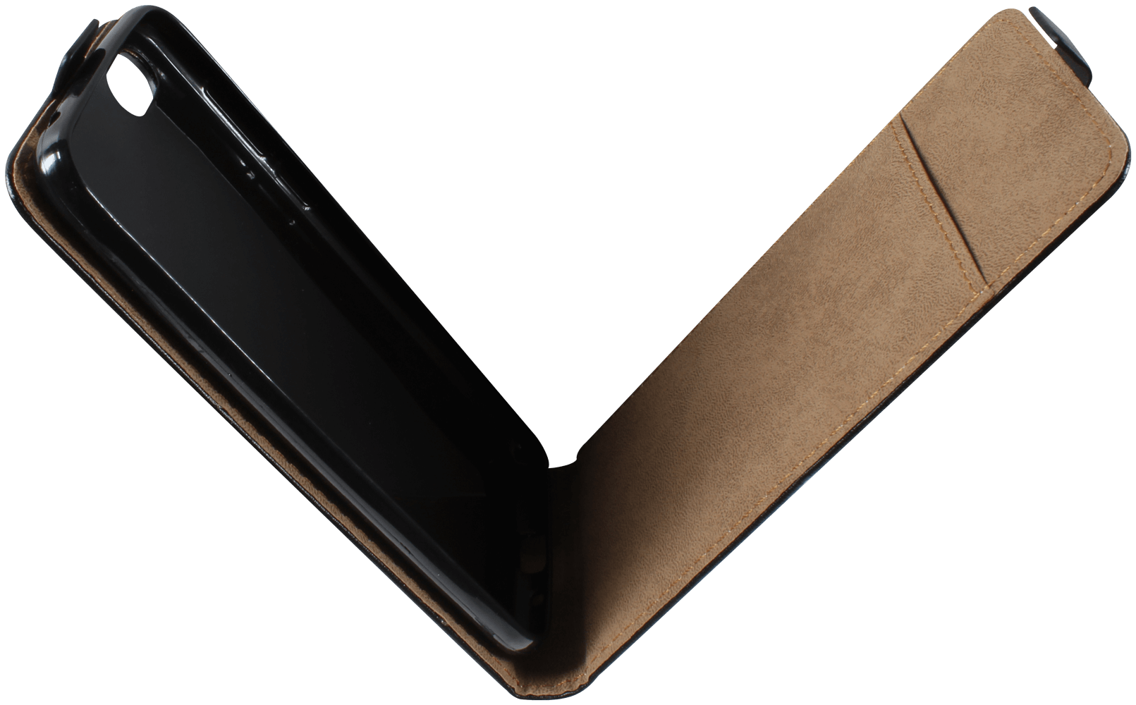 Huawei Y5 Prime 2018 (Y5 2018) lenyíló flipes bőrtok fekete