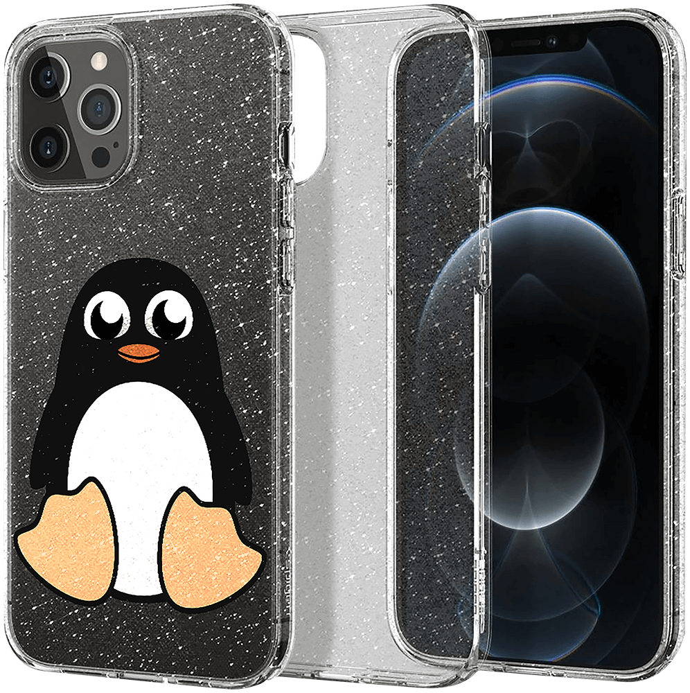 Apple iPhone 8 szilikon tok csillogó átlátszó