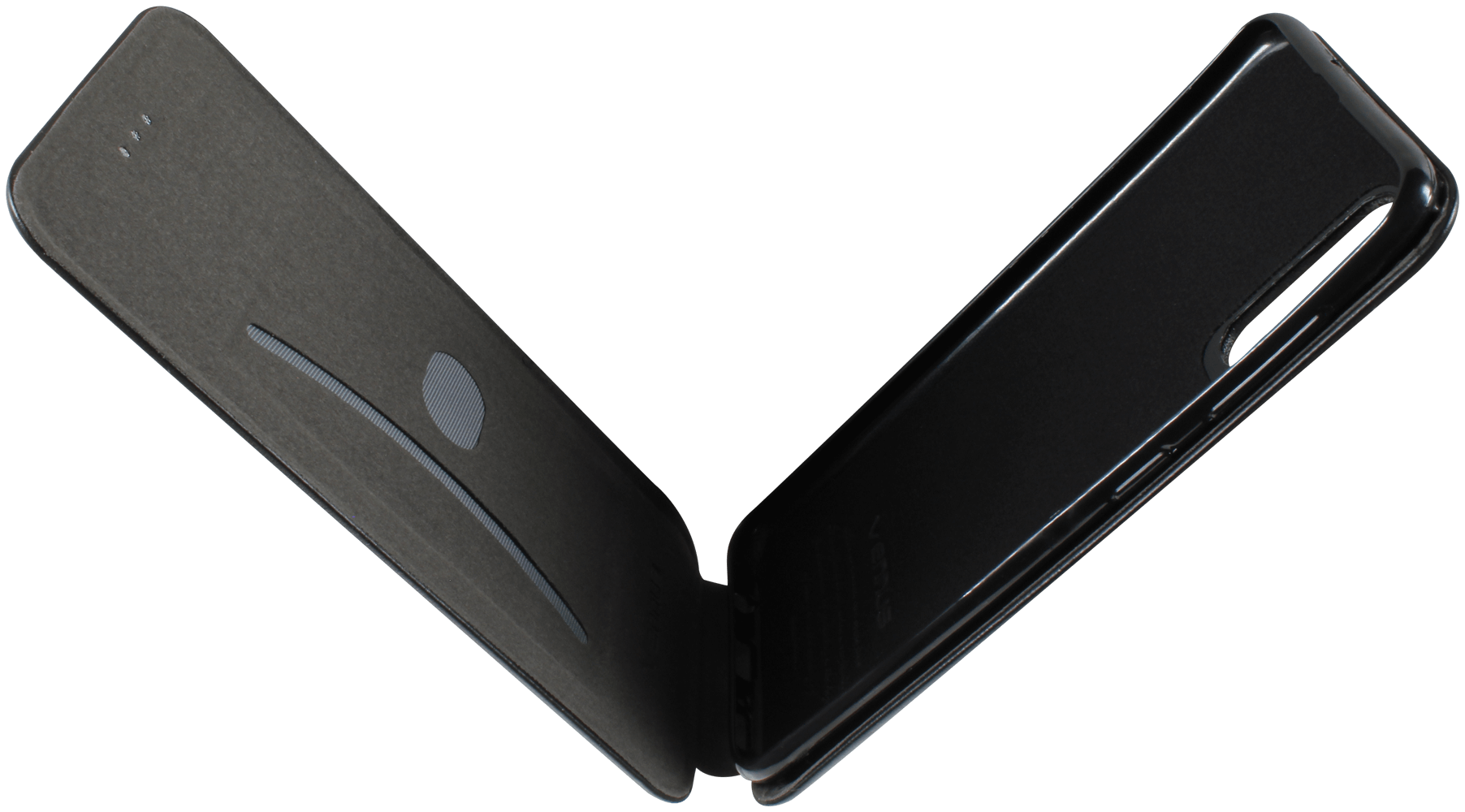 Samsung Galaxy A30s (SM-A307F) lenyíló mágneses flipes bőrtok prémium minőség fekete