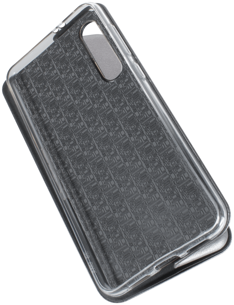 Xiaomi Mi 9 SE oldalra nyíló mágneses flipes bőrtok prémium minőség ezüst