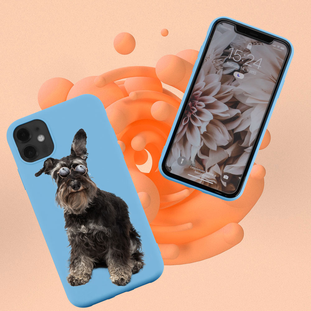 Samsung Galaxy A6 2018 (A600) szilikon tok matt babakék