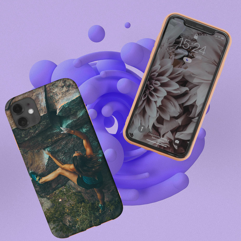 Apple iPhone 11 Pro Max szilikon tok matt narancssárga