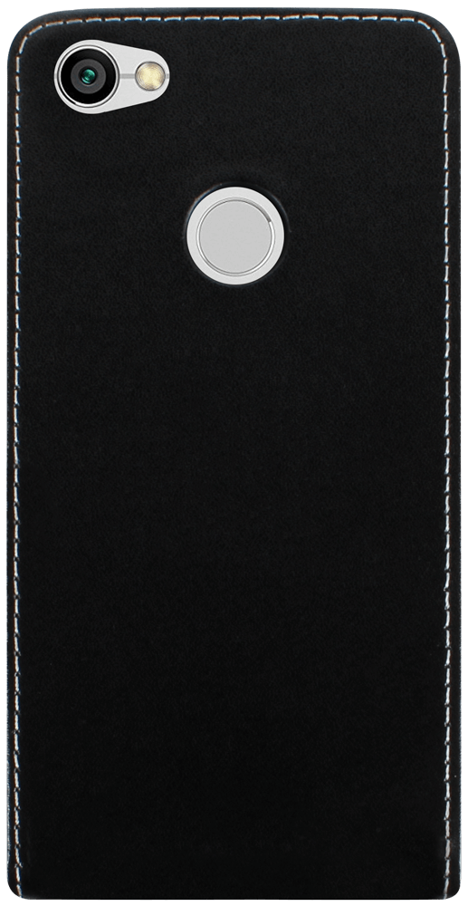 Xiaomi Redmi Note 5A (Prime) lenyíló flipes bőrtok fekete