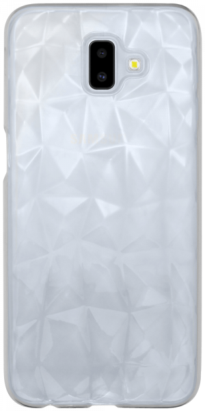 Samsung Galaxy J6 Plus (J610F) szilikon tok 3D gyémántmintás átlátszó