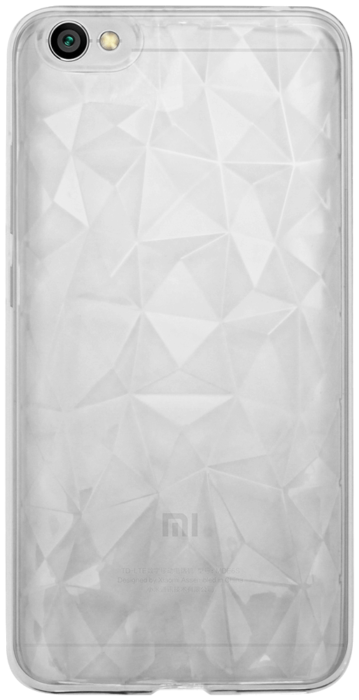 Xiaomi Redmi Y1 Lite (Note 5A) szilikon tok 3D gyémántmintás átlátszó