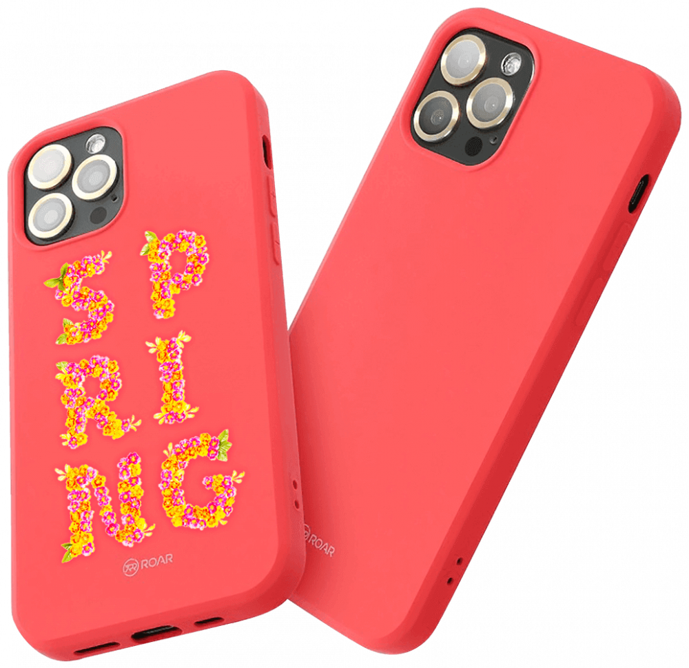 Apple iPhone XS Max szilikon tok gyári ROAR barackszínű