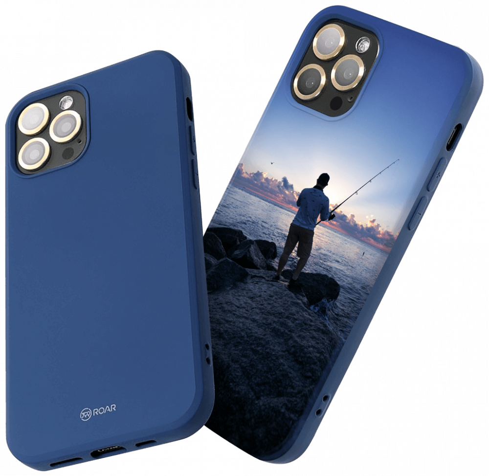 Apple iPhone 6S Plus szilikon tok gyári ROAR sötétkék