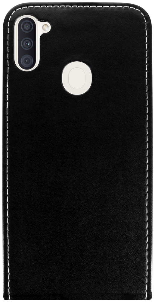 Samsung Galaxy A11 (SM-A115F) lenyíló flipes bőrtok fekete