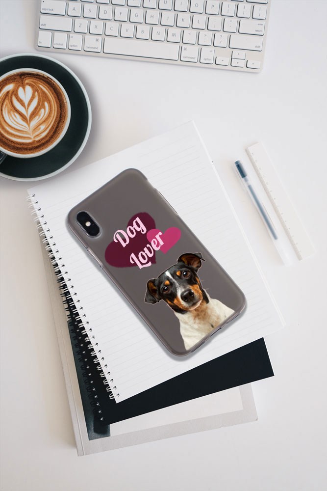 Apple iPhone XS Max szilikon tok matt-fényes keret füstszínű