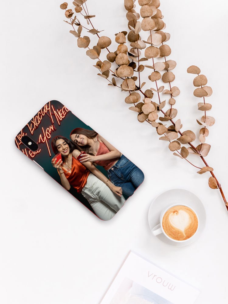 Apple iPhone 6S szilikon tok matt-fényes keret piros