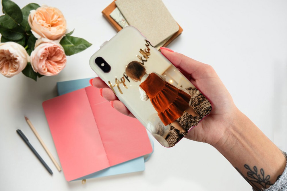 Apple iPhone XS Max szilikon tok matt-fényes keret rózsaszín