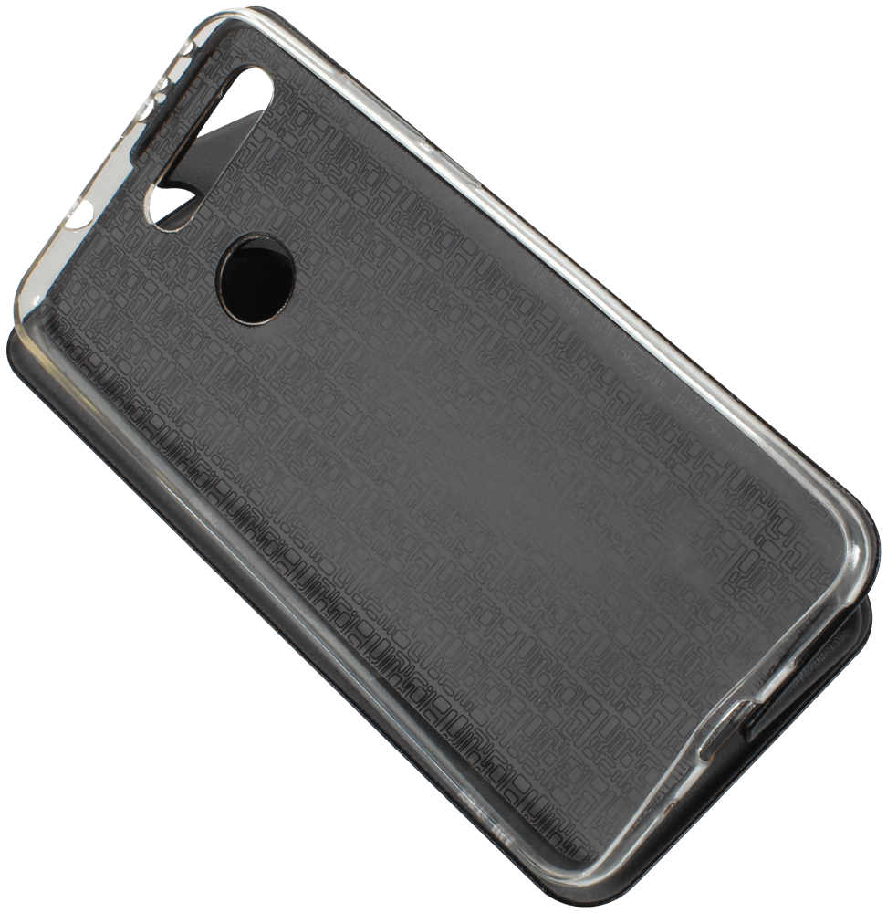 Huawei Honor View 20 oldalra nyíló mágneses flipes bőrtok prémium minőség fekete