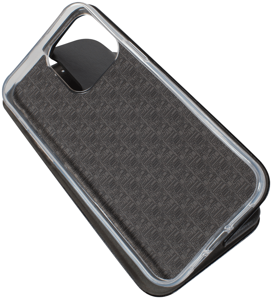 Apple iPhone 14 Pro Max oldalra nyíló mágneses flipes bőrtok prémium minőség fekete