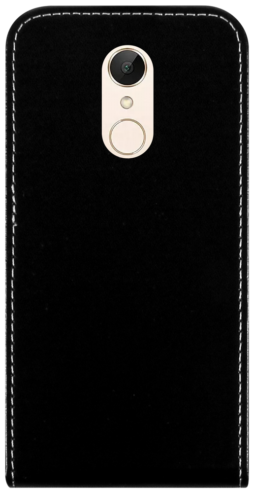 Xiaomi Redmi 5 lenyíló flipes bőrtok fekete