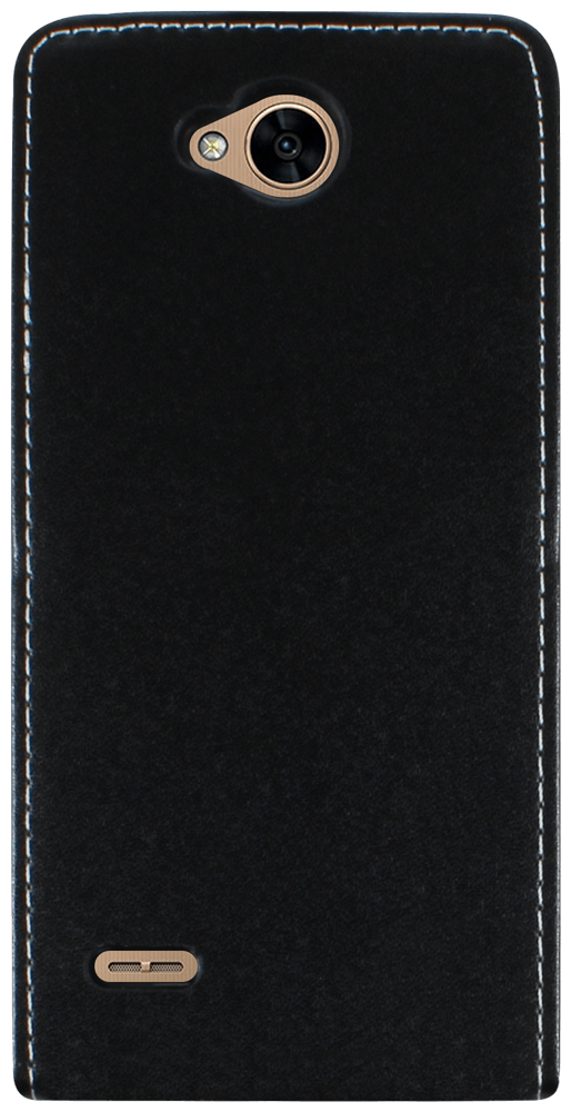 LG X Power 2 lenyíló flipes bőrtok fekete