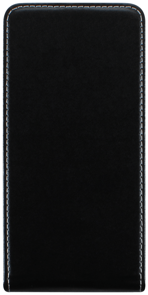 Apple iPhone 6 Plus lenyíló flipes bőrtok fekete