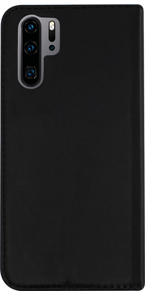 Huawei P30 Pro oldalra nyíló flipes bőrtok asztali tartó funkciós fekete