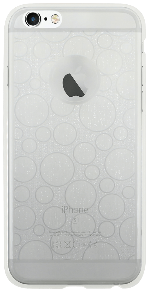 Apple iPhone 6S szilikon tok logónál átlátszó átlátszó